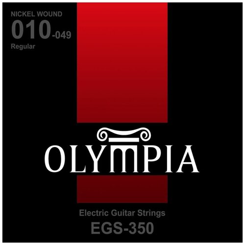 Струны для электрогитары Olympia EGS350 струны для бас гитары olympia nickel wound 50 70 85 105 ebs450