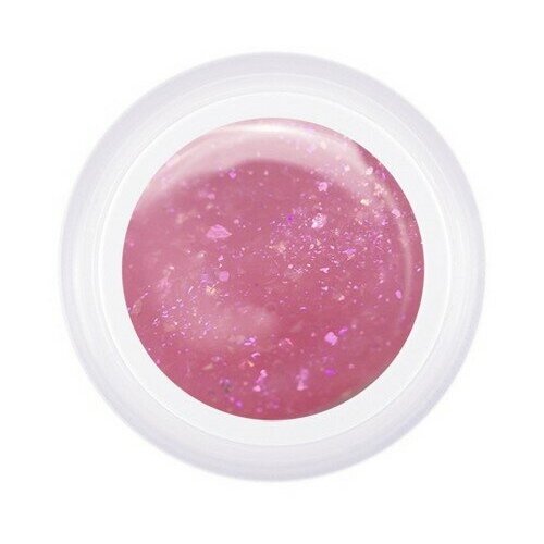AC61 Deluxe Gel - pink opal моделирующий гель с опаловыми хлопьями 15 гр