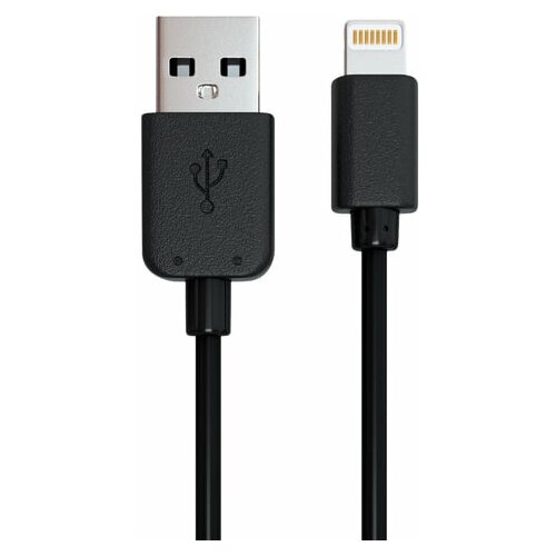 Кабель USB 2.0-Apple Lightning 1 м RED LINE для подключения IPhone (IPad) черный, 2 шт горящие скидки red line nc 2 1ac apple lightning white