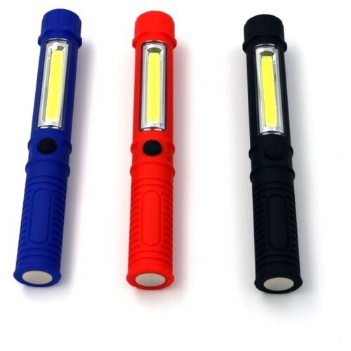 фото Яркий светодиодный фонарик на магните, красный meleon