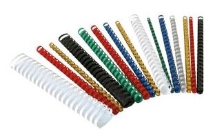 Пружины пласт d10мм белые 100 7061 46-65листов 489₽