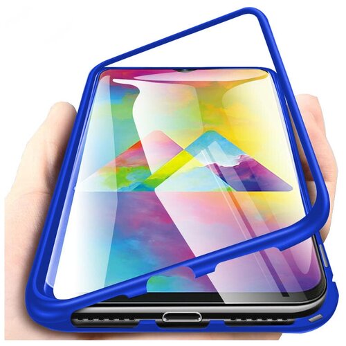 for samsung galaxy note10 lite case bumper tpu Чехол-бампер MyPads для Samsung Galaxy Note 10 Lite/ Note10 Lite SM-N770F магнитный из закаленного стекла и металла с двухсторонней прозрачной кр.