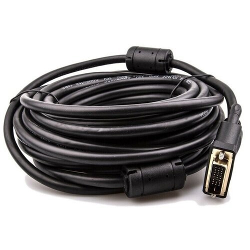 Кабель VCOM HDMI AM/DVI(24+1)M, 10м, CU, 1080P@60Hz, 2F, (CG484GD-10M)