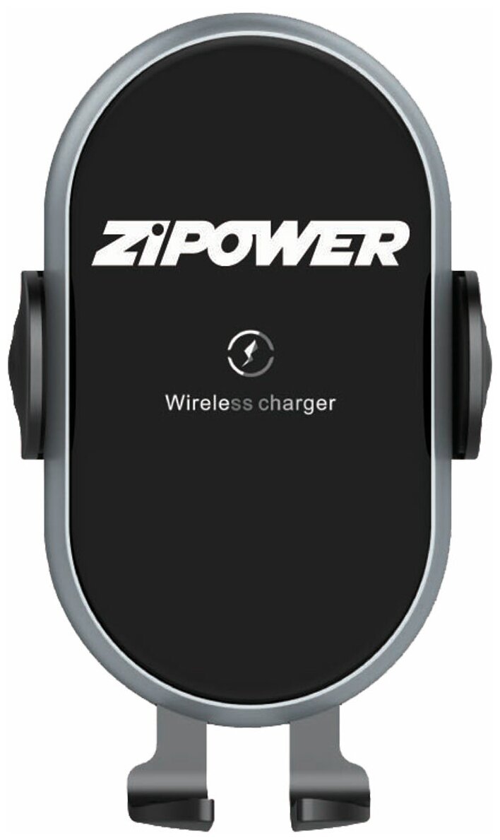 ZIPOWER PM6643 Держатель телефона на дефлектор обдува с электроприводом и функцией беспроводной зарядки Zipower