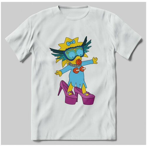 фото Футболка с принтом симпосны мэгги brut-shop