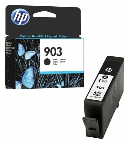 Картридж струйный HP (T6L99AE) OfficeJet 6950/6960/6970, №903, черный, ресурс 300 стр, оригинальный