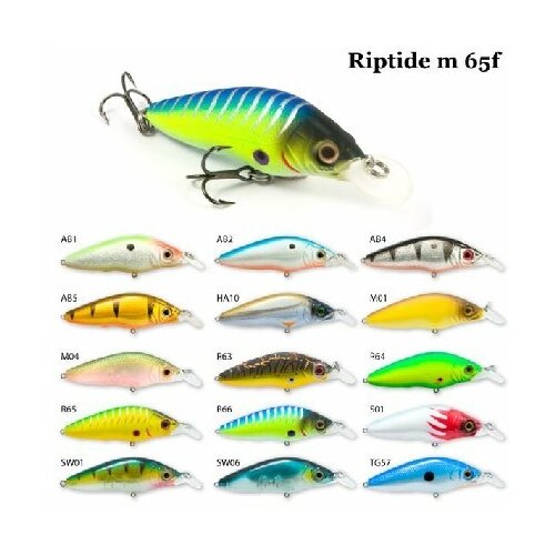 Raiden Воблер RAIDEN RIPTIDE M (Длина (мм) 65; Вес (гр.) 9 / SW06)