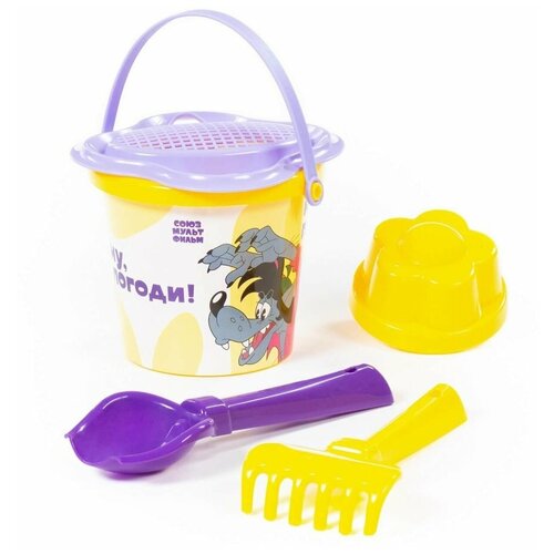 Каталог Полесье Песочный набор Ну погоди 2 5 предметов в ассорт 790₽