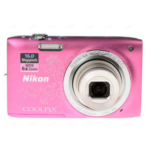 Фотоаппарат Nikon Coolpix S2700, розовый