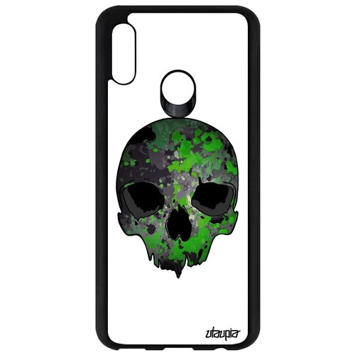 фото Красивый чехол на смартфон // honor 10 lite // "череп" скелет skull, utaupia, цветной
