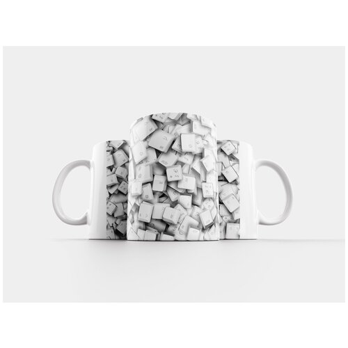 фото Кружка "ключи, клавиатура, компьютер" 320 мл lotsprints