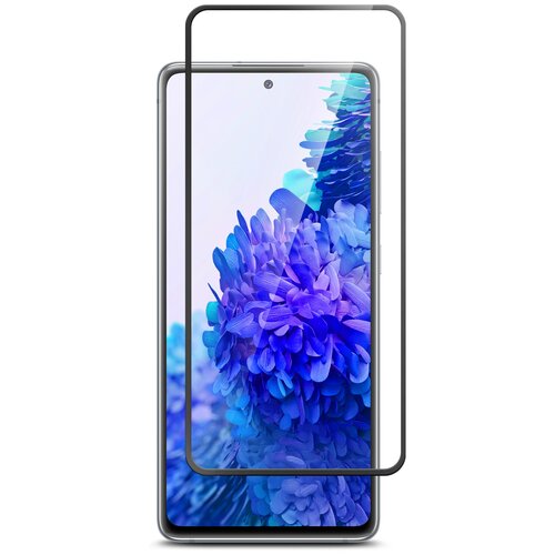 Защитное стекло на Samsung Galaxy A51/ A52/A53/ S20 FE /Самсунг Галакси А51 /самсунг А52/ А53/Самсунг Гэлакси С20 ФЕ на экран черная рамка Brozo