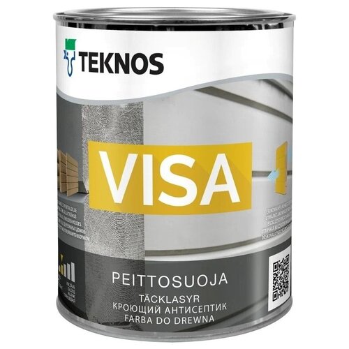 Биоцидная пропитка TEKNOS VISA, 0.9 л, бесцветный