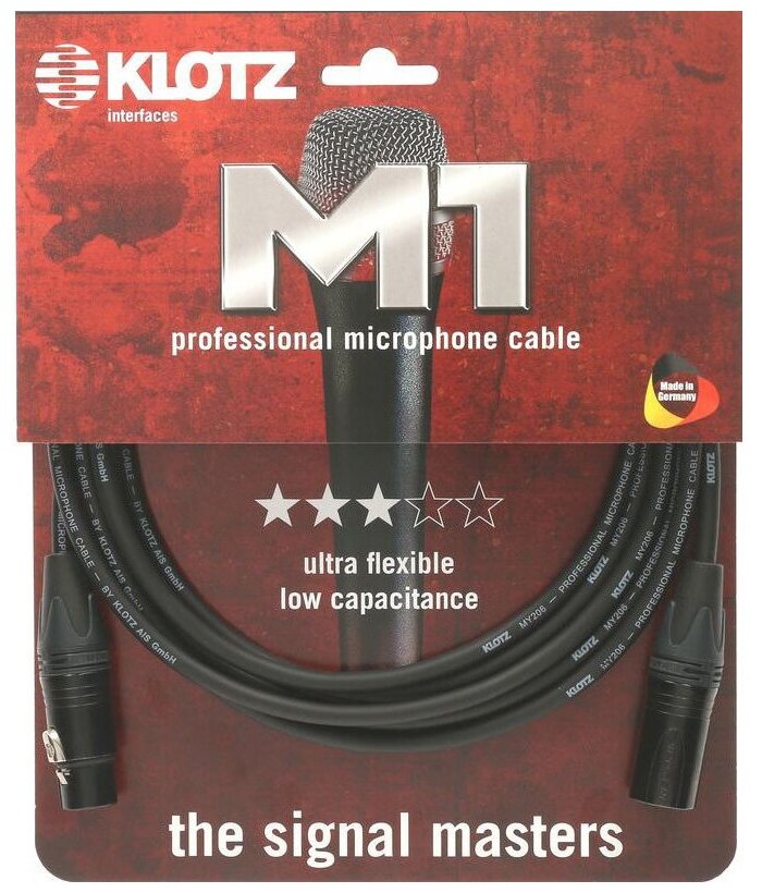 Микрофонный кабель KLOTZ M1FM1N1500 M1