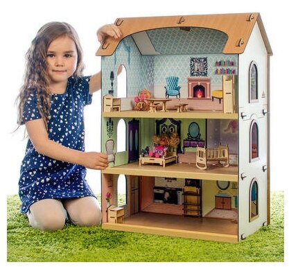 Конструктор Кукольный домик София без мебели и кукол 4788727 .