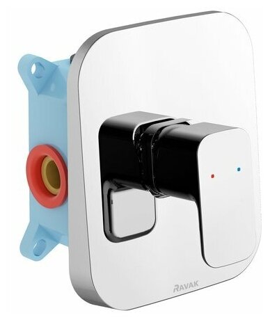 Смеситель скрытого монтажа Ravak 10° Free -TD F 066.00 с переключателем для R-box