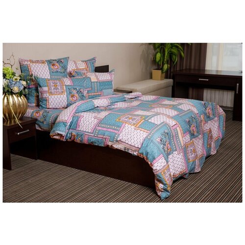 фото Ночь нежна постельное белье alabama цвет: зеленый br30625 (1,5 спал.)