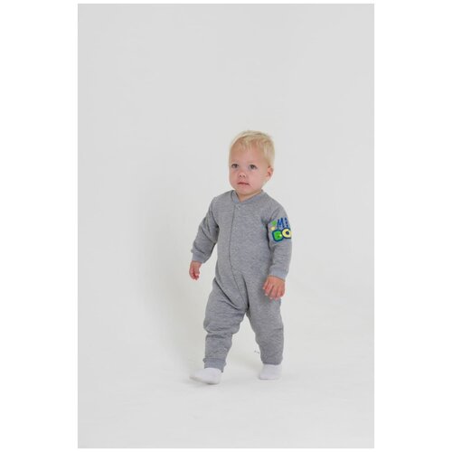 фото Комбинезон без следа р.74 серый золотой ключик