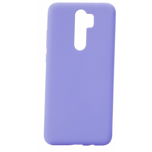фото Чехол на xiaomi redmi note 8 pro kruche silicone plain lilac purple кruче