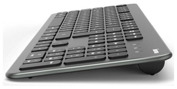 Клавиатура HAMA KMW-700, серебристый и белый