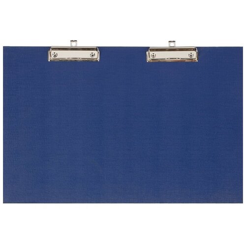 фото Папка планшет attache a3, горизонтальный, с двумя зажимами, синий (1202807)