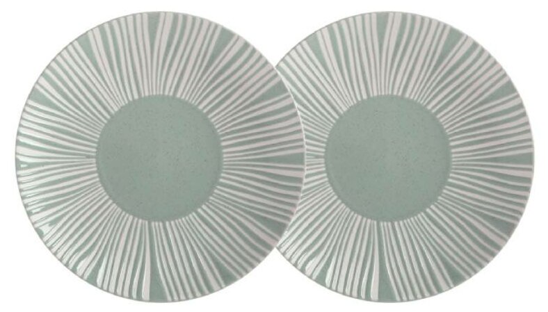 фото Набор 2 тарелки (серо-зелёный) Solaris (Maxwell&Williams)