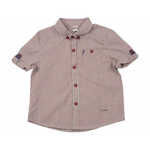 фото Рубашка mini maxi, 4548, цвет бордовый, размер 122