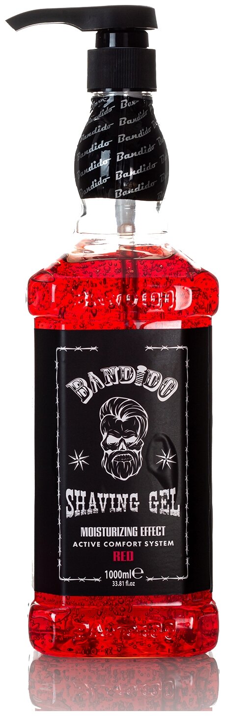 Гель для бритья Shaving Gel Red Bandido, 1000 мл