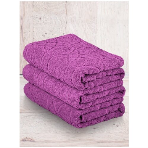 фото Набор махровых полотенец yasmin 3шт(50*100) туркмения