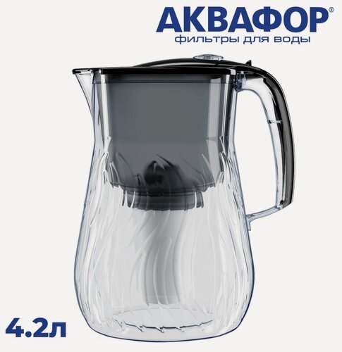 Изображение товара Фильтр кувшин настольный Аквафор Орлеан А7 4.2 л черный