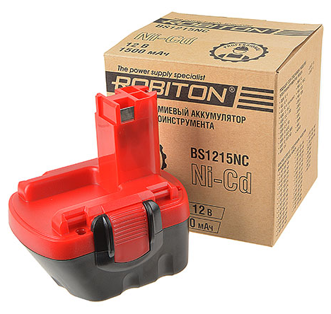 Аккумулятор ROBITON BS1215NC для электроинструментов Bosch