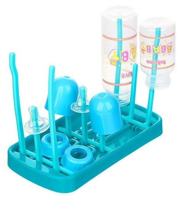 фото Сушилка для детских бутылочек, цвет бирюзовый