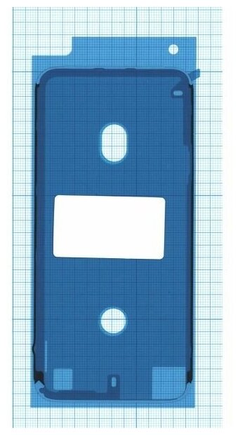 Водозащитная прокладка (проклейка) для iPhone 8 белая