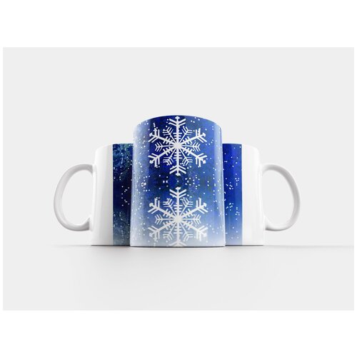 фото Кружка "снегопад, зима, снег" 320 мл lotsprints