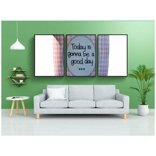 фото Набор модулных постеров для интерьера "прекрасный день, идти, удовольствие" 60x90 см. в тубусе, без рамки lotsprints