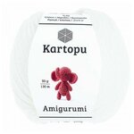 Пряжа Kartopu Amigurumi (10 - Белый) - изображение