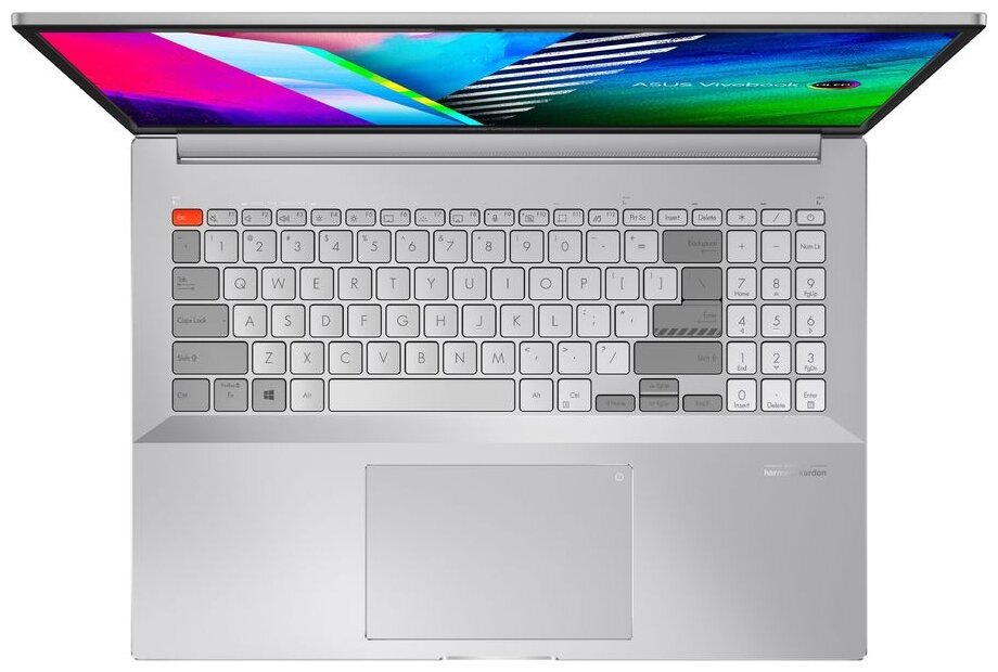 16 Ноутбук ASUS Vivobook Pro 16X OLED N7600PC-L2014W 3840x2400 Intel Core i5 11300H 31 ГГц RAM 16 ГБ SSD 512 ГБ NVIDIA GeForce RTX 3050 Windows 11 Home 90NB0UI3-M02970 серебристый