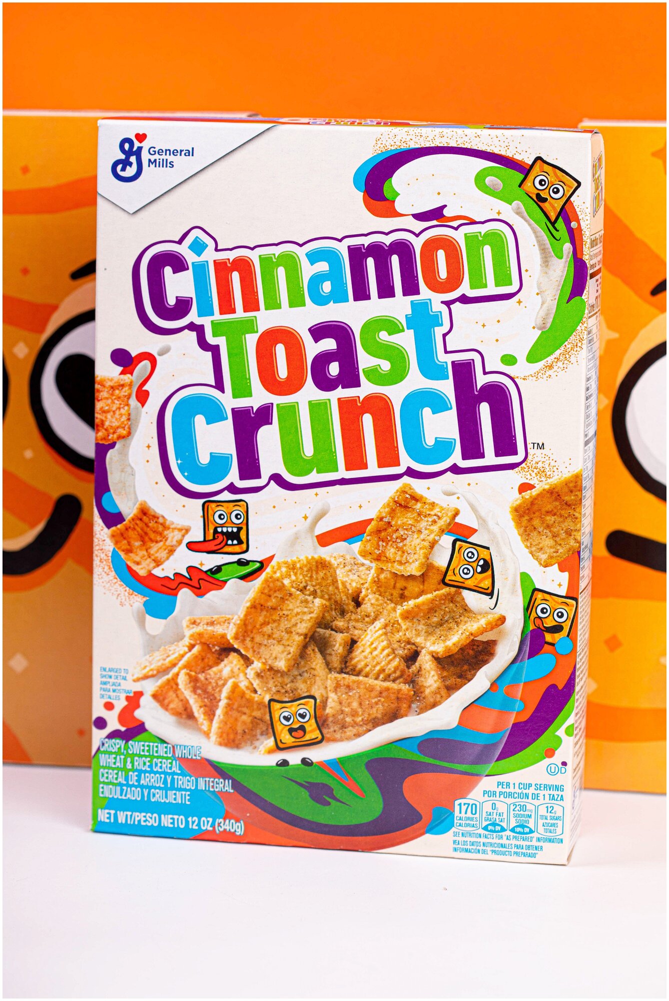 Сухой завтрак General mills Cinnamon Toast Crunch с корицей, 340 г - фотография № 2