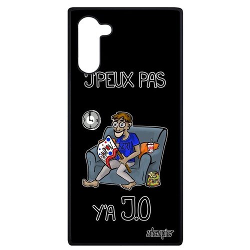 фото Красивый чехол на телефон // samsung galaxy note 10 // "не могу - олимпийские игры!" картинка рисунок, utaupia, черный
