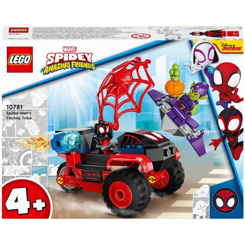 Конструктор LEGO Spidey 10781 Майлз Моралес техно-трайк Человека-Паука, 59 дет.