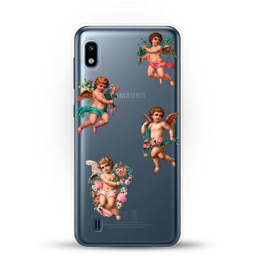 фото Силиконовый чехол ангелочки на samsung galaxy a10 andy & paul