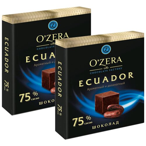OZera, шоколад Ecuador, содержание какао 75%, 90 г