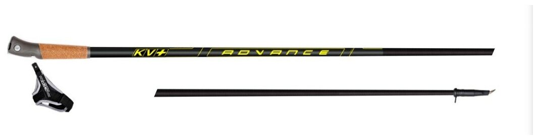    KV+ ADVANCE rollerski pole, 155 cm