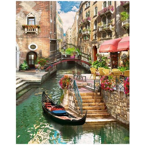 Купить Алмазная мозаика Italiano 40х50 см Венецианский пейзаж (36 цветов), Molly