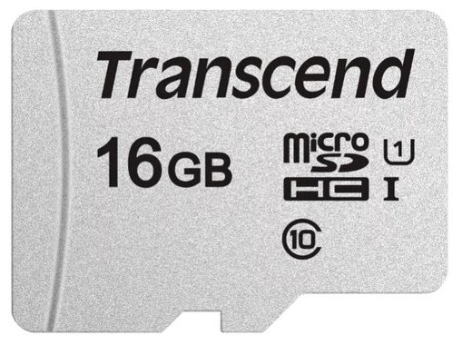 Карта памяти microSDHC Transcend, 16Gb, Class 10