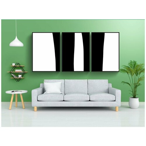 фото Набор модулных постеров для интерьера "одежда, мода, женщины" 60x90 см. в тубусе, без рамки lotsprints