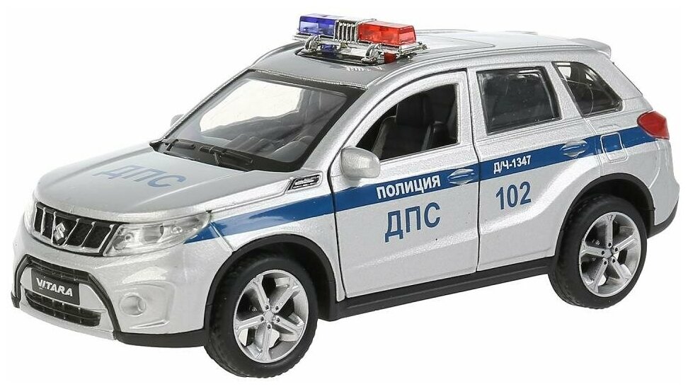 Машинка инерционная для мальчиков SUZUKI VITARA полиция Технопарк