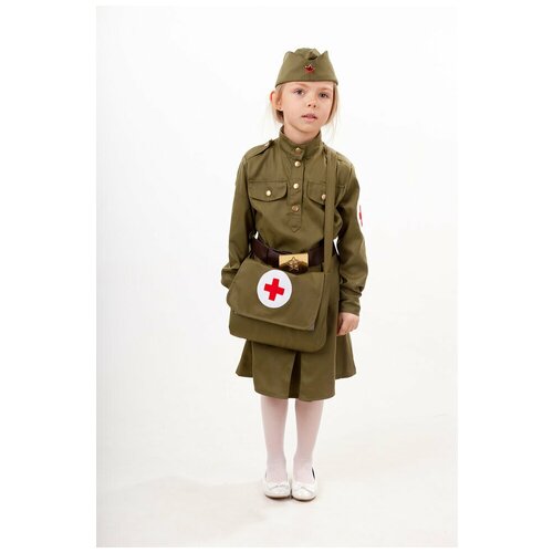 фото Костюм детский военная медсестра пуговка
