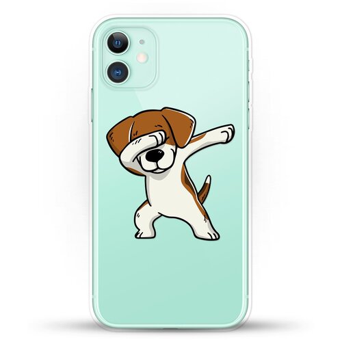 фото Силиконовый чехол swag бигль на apple iphone 11 andy & paul