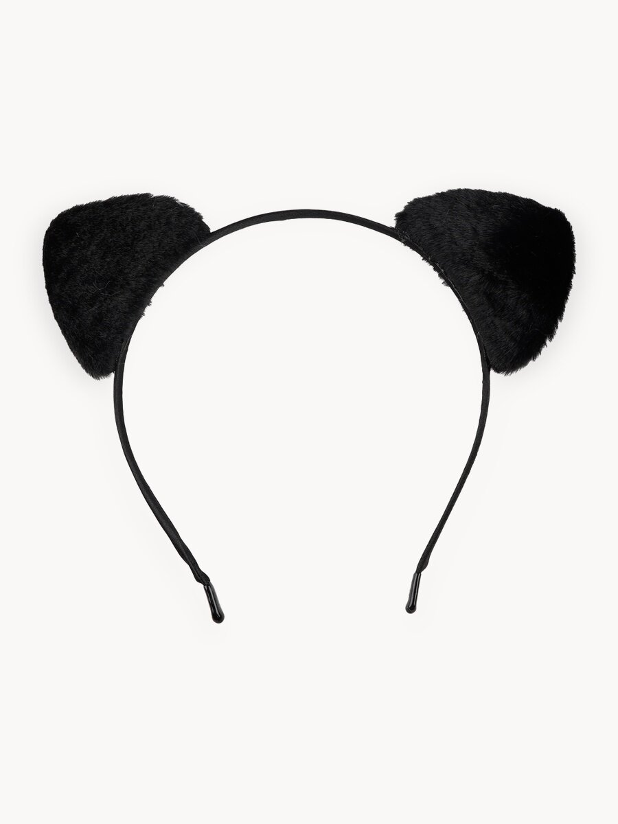 Карнавальный ободок фурри, черный